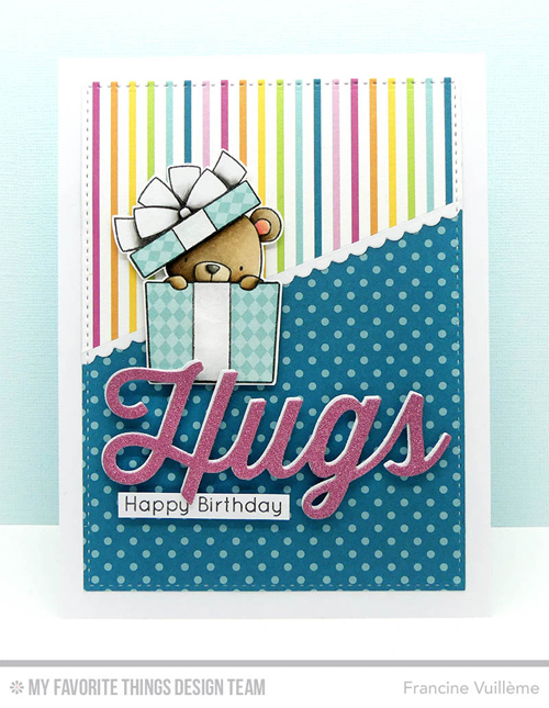 Handmade card from Francine Vuilleme featuring products from My Favorite Things #mftstamps