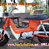 Sơn xe máy Honda Chaly màu cam cực đẹp