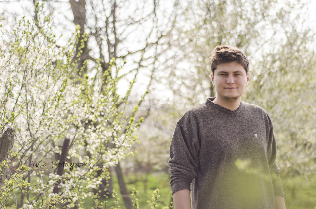 spring, blooming trees, boyfriend, nature