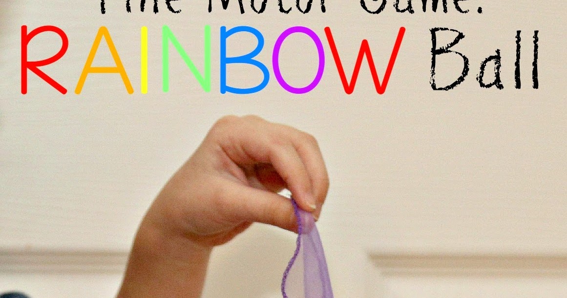 Fine Motor Rainbow Ball Game Still Playing School