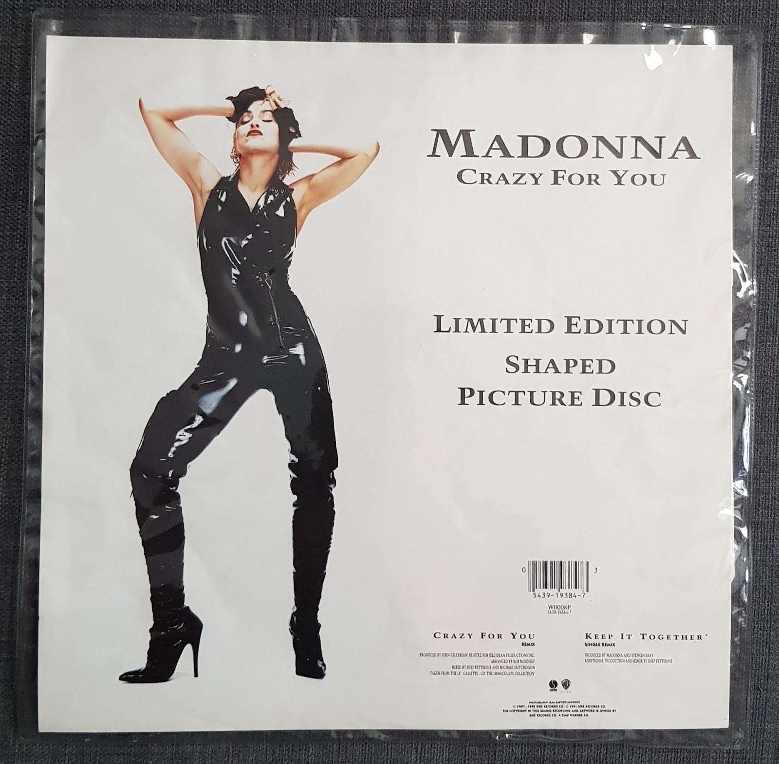 MadonnaColección Madonna Crazy For You (Vinyl, 45 RPM, Shape