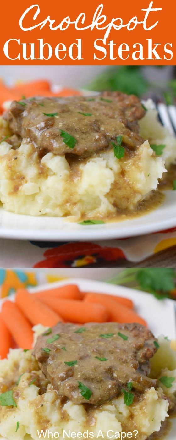 Crock Pot Cubed Steaks