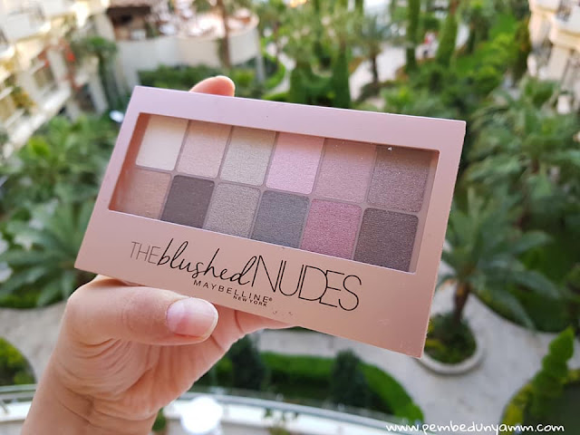 maybelline the blushed nudes far paleti