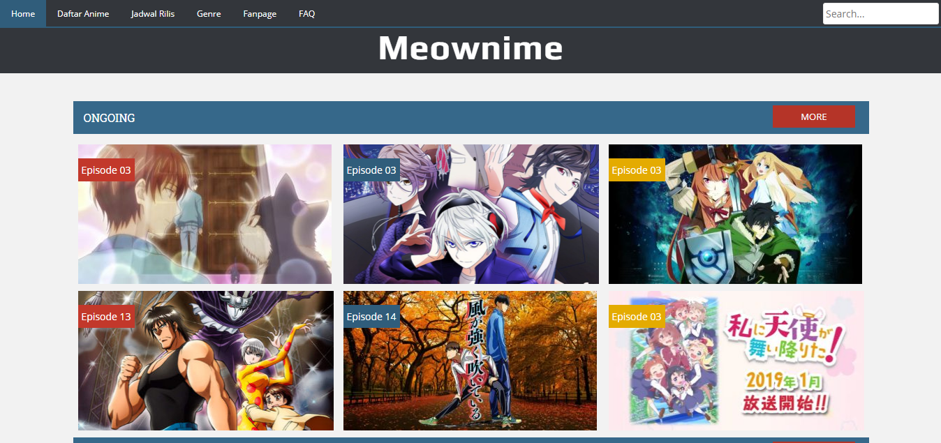 #2 Cara Download Anime di Meownime.