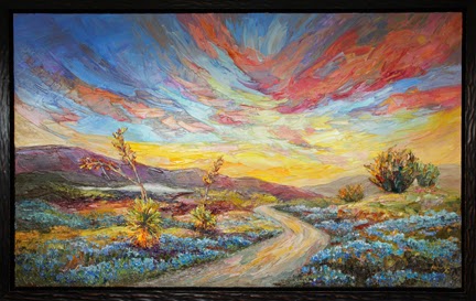 Texas Hill Country Oil Painting, Texas Hill Country Landscape Paintings