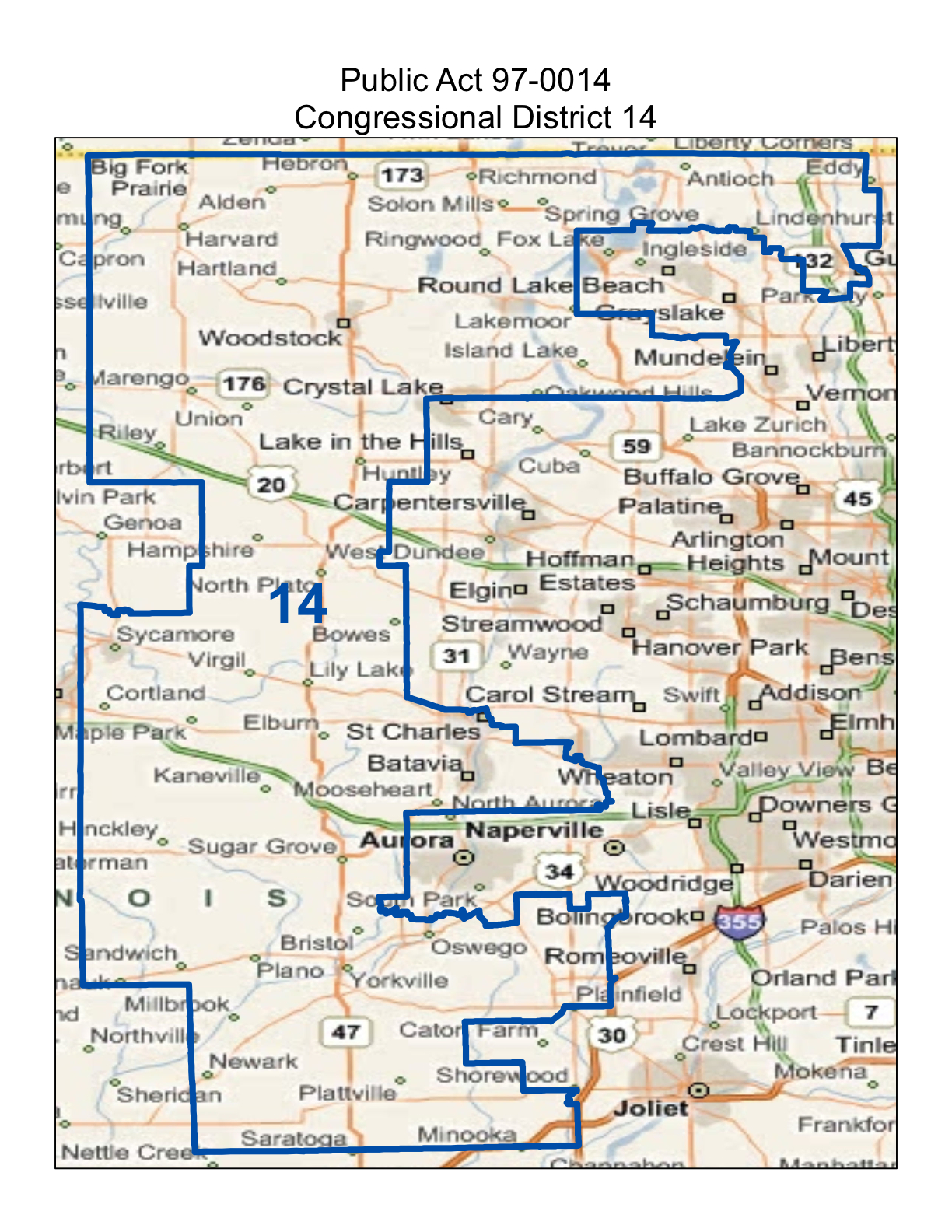 Will County Politics Maps of Illinois - CD14