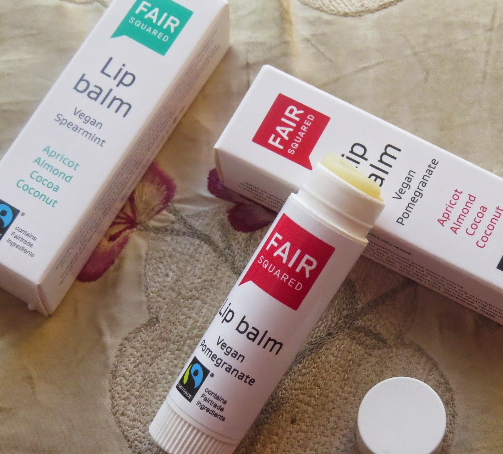 Beauty Balm Fair Squared Lip Balms
