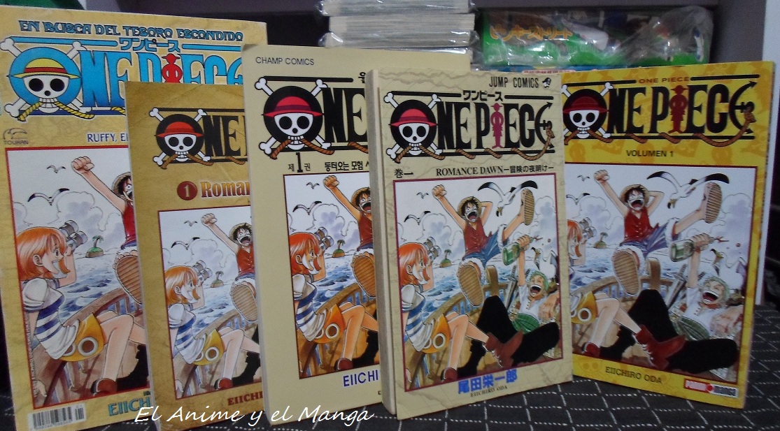 pedal paleta Estereotipo El anime y el Manga: One Piece #1 por Editorial Panini y COMPARACION