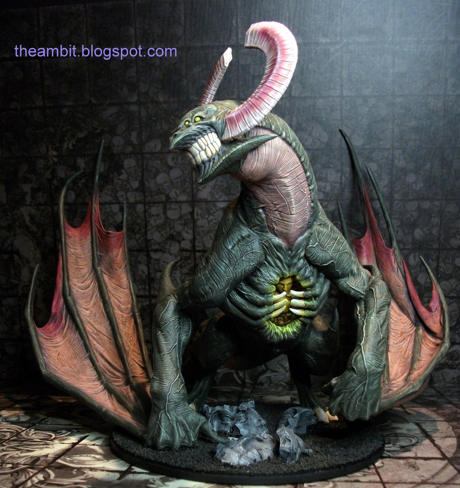 Kingdom Death Dragon King Painted