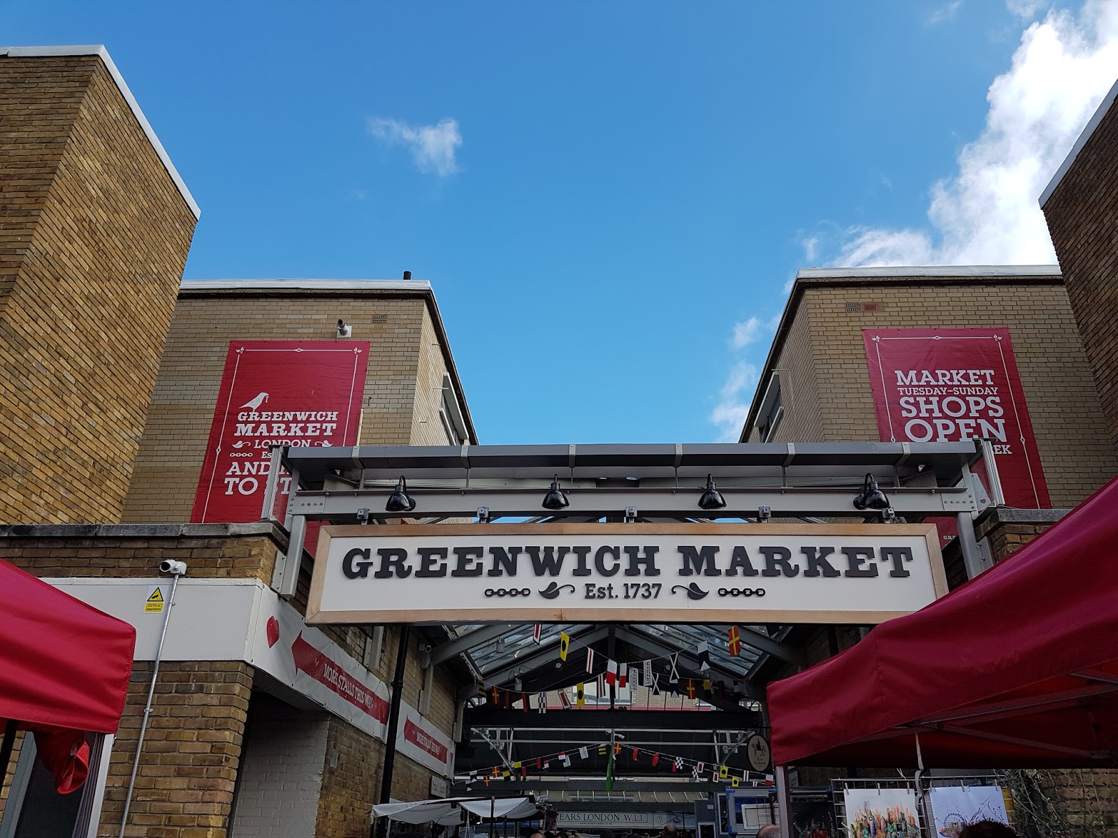 greenwich market sign