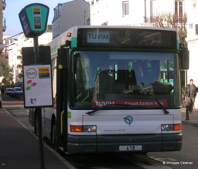Les Tramways,Métro,RER,Bus de la RATP: Bus TUVIM (589)