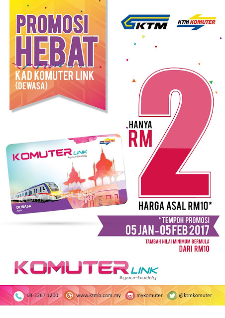 KTM Berhad Malaysia Kad Komuter Link Promo