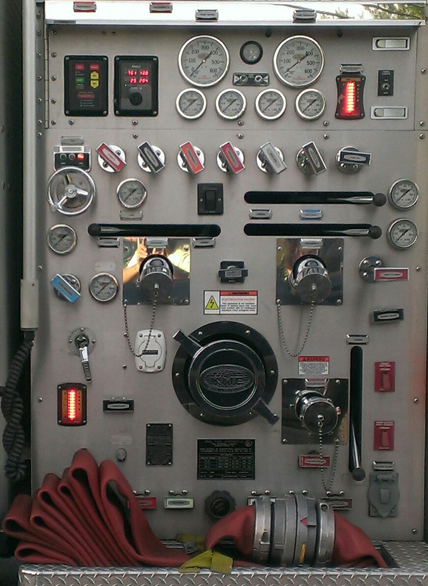 Fire Truck Control Panel fire engine pump panel diagram 