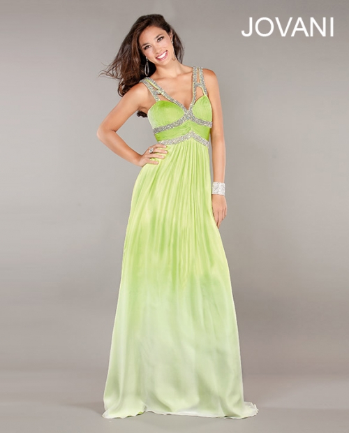 OK Wedding Gallery Elegant Lime Green Prom Dresses Jovani 2013