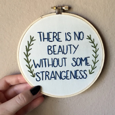 There is no beauty without some strangeness.