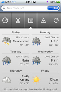 Apple iPhone Weather Apps: The Weather