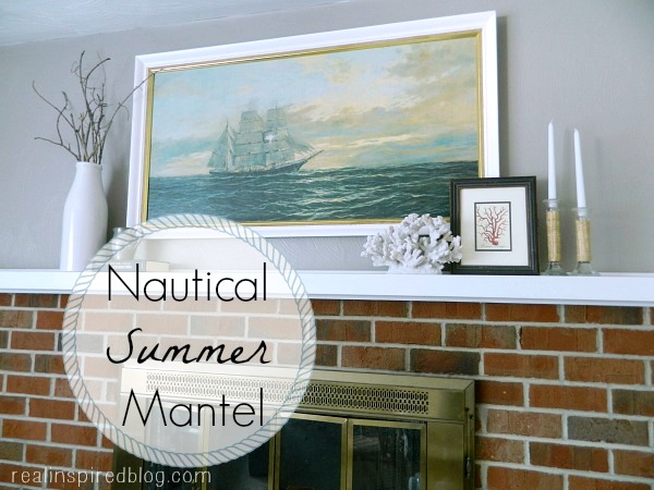 Nautical Summer Mantel