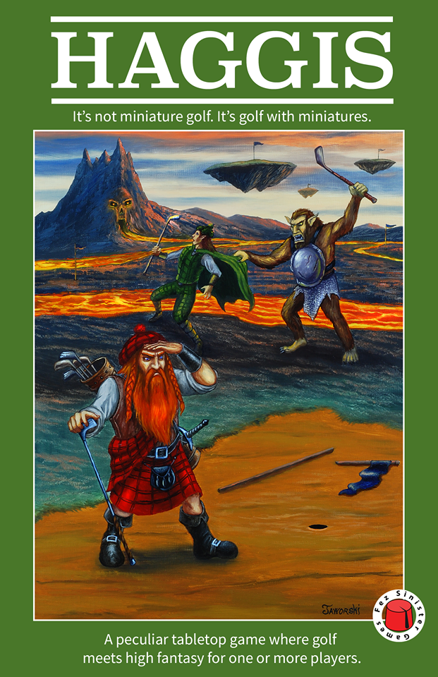 Tabletop Fix Fez Sinister Games Haggis Fantasy Golf Kickstarter