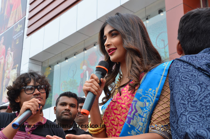 Pooja Hegde Launches Anutex Shopping Mall