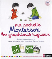 pochette de graphèmes rugueux Montessori avis critique blog chronique maternelle