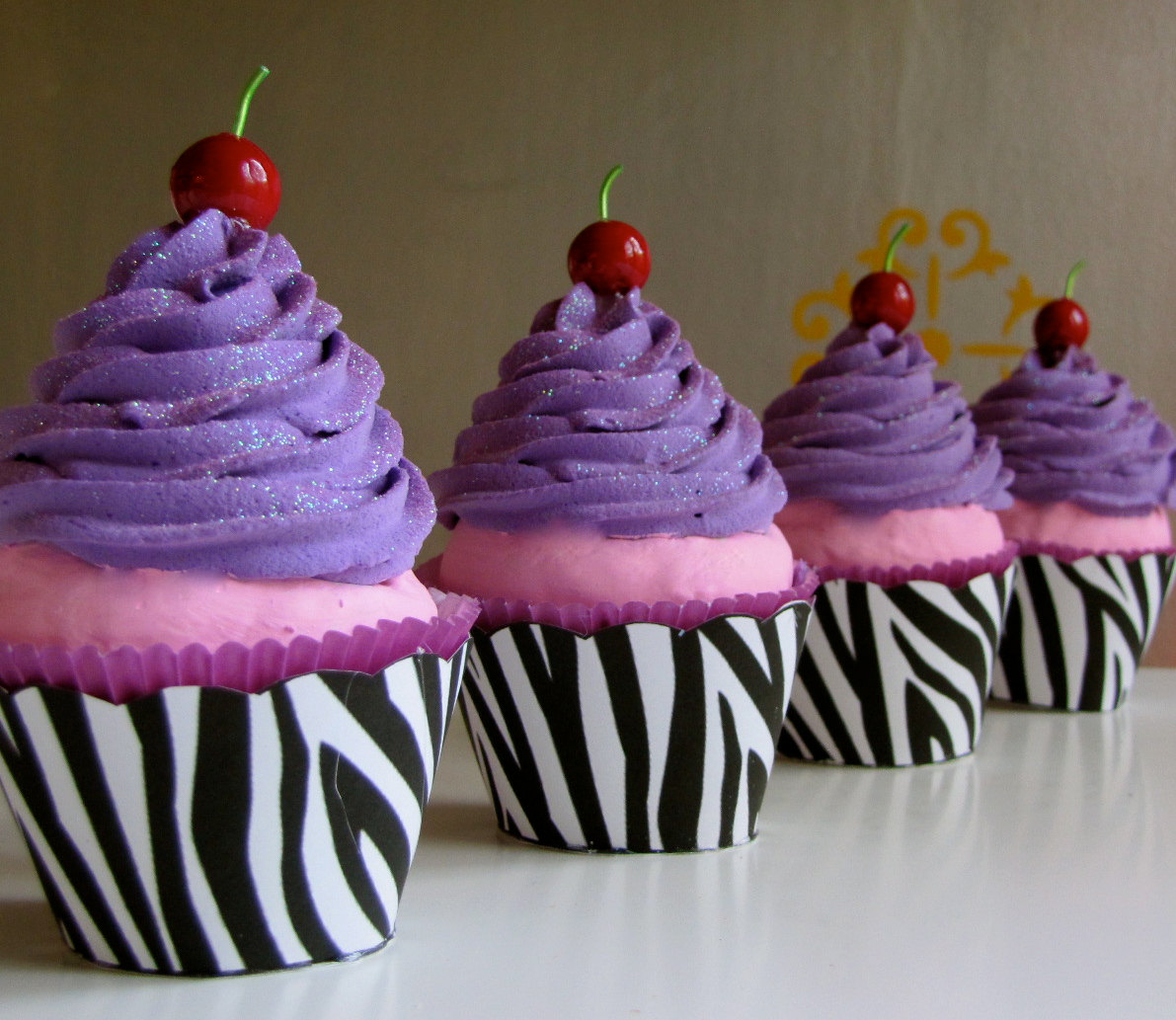 zebra cupcake clipart - photo #46