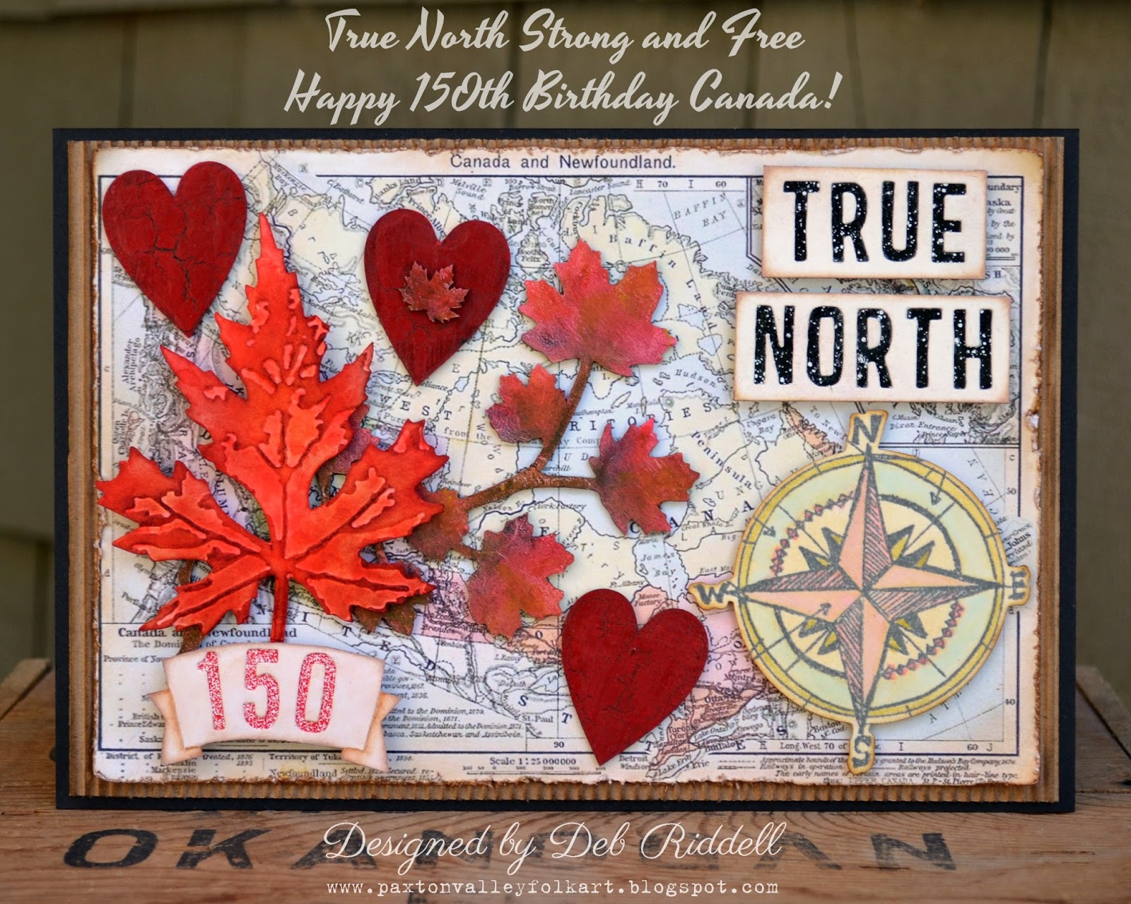 Southern Ridge Trading Company Canada Day Scrapbook Layout with