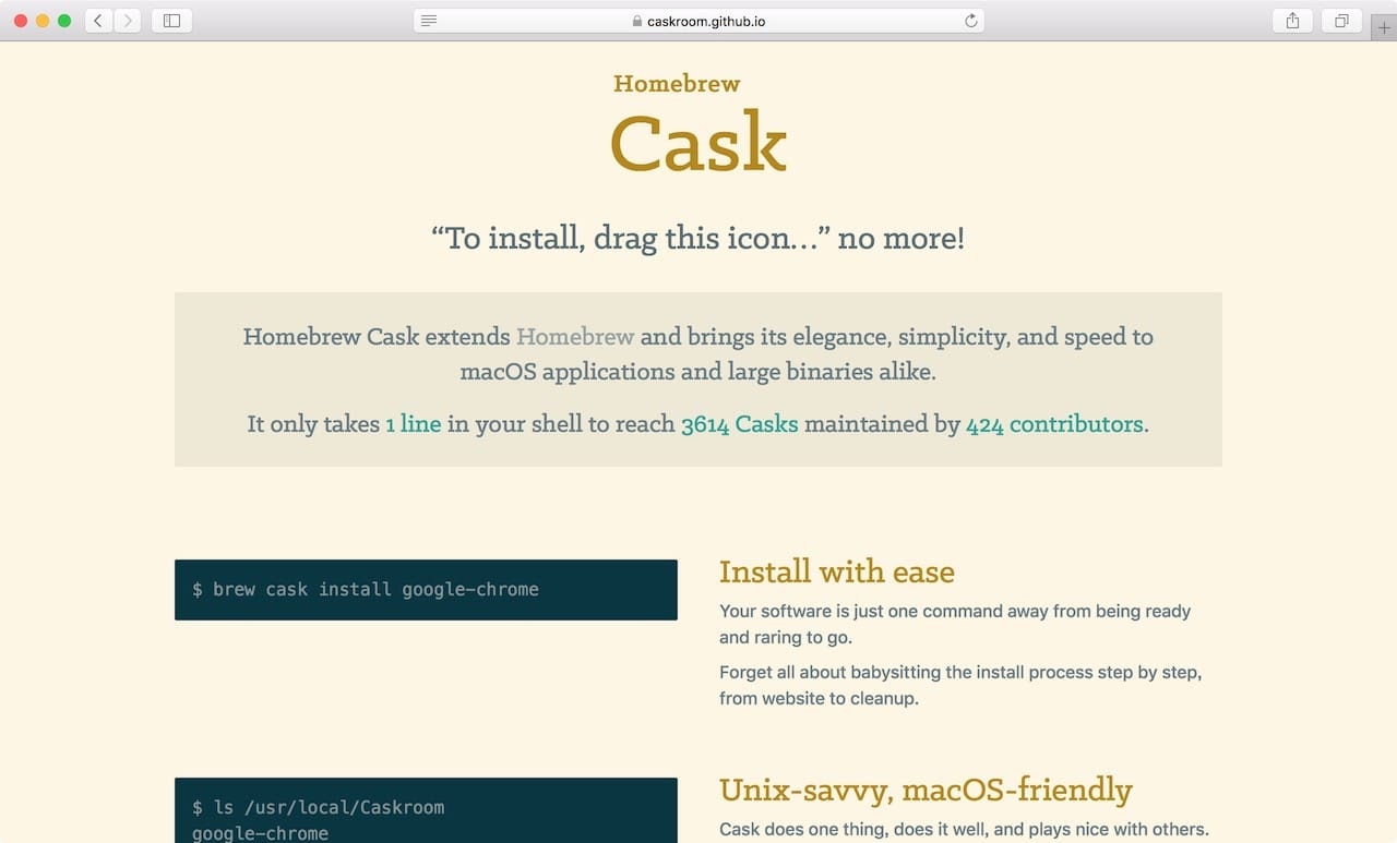 Best homebrew cask denlime