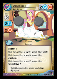 My Little Pony Bulk Biceps, Get Swole Marks in Time CCG Card