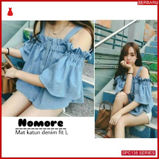 SPC138N44 Nomore Denim Katun Atasan Wanita | BMGShop
