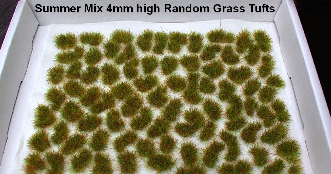 Painting Lead and other stuff. 4mm Grass Tufts (made to order).