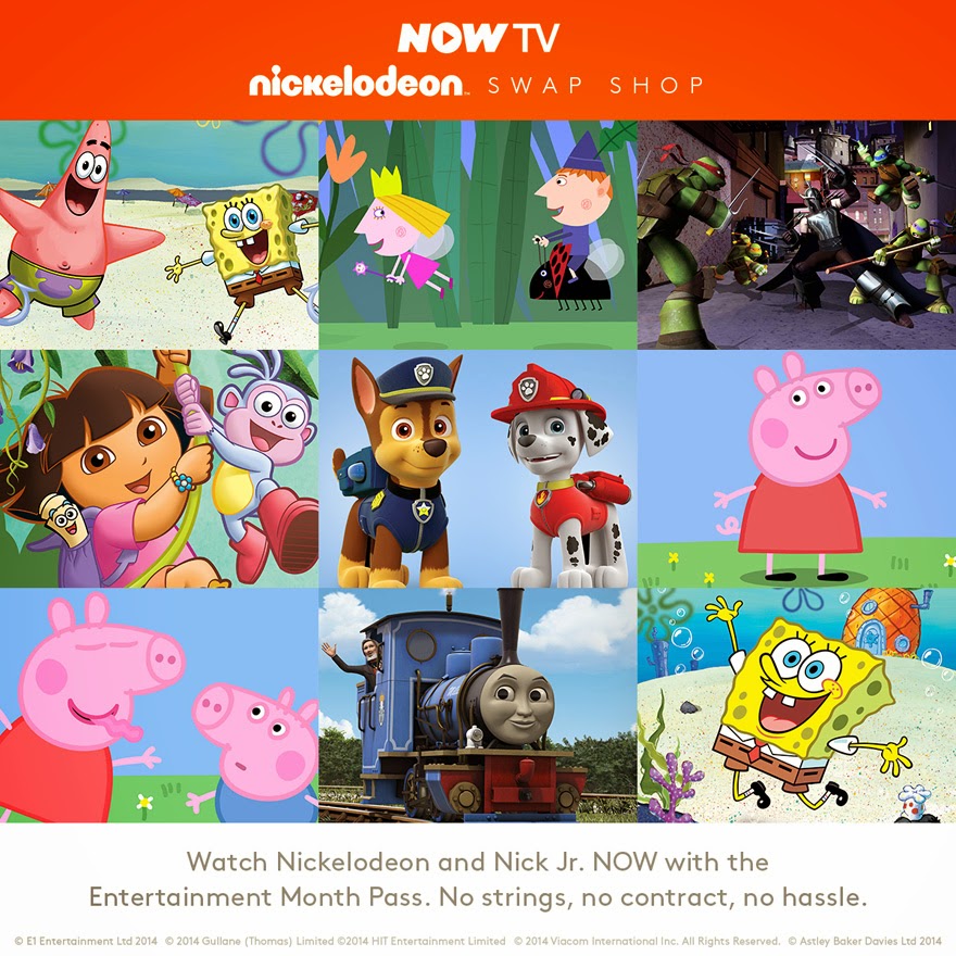 Now TV, Nick Jr