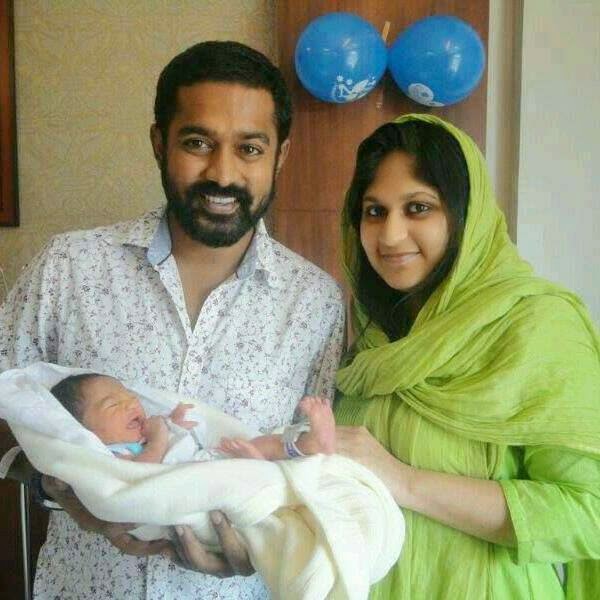 asif ali son wife baby