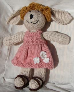 knit bunny sundress sandals straw hat