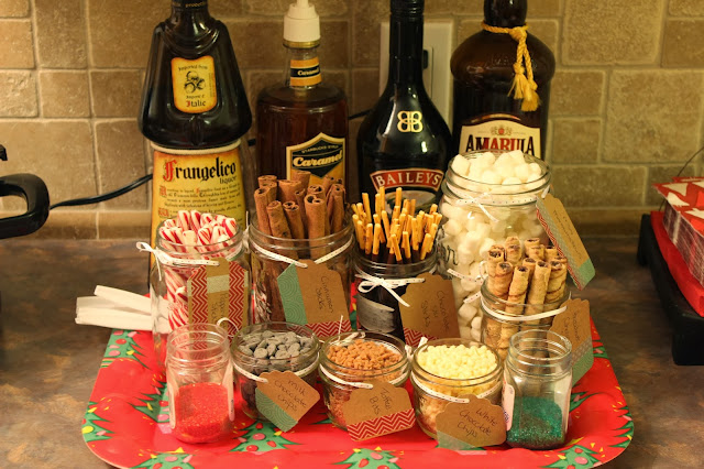 Holiday toppings and adult-friendly additions make this a perfect party idea