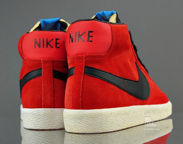 nike blazer mid burgundy