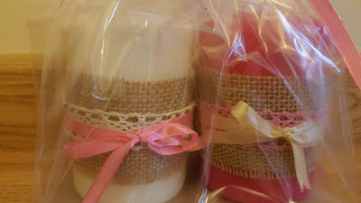 DIY embellished candles set DIY embellished candles set