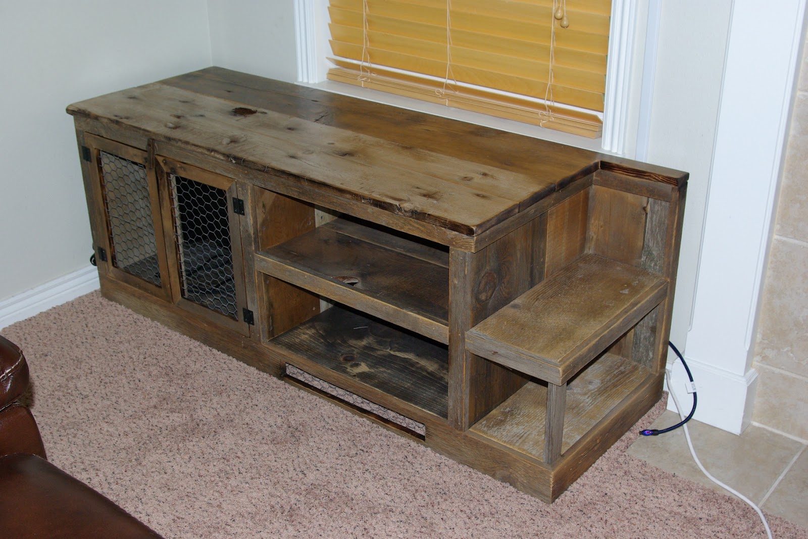 Reclaimed Rustics Barn Wood Entertainment Center