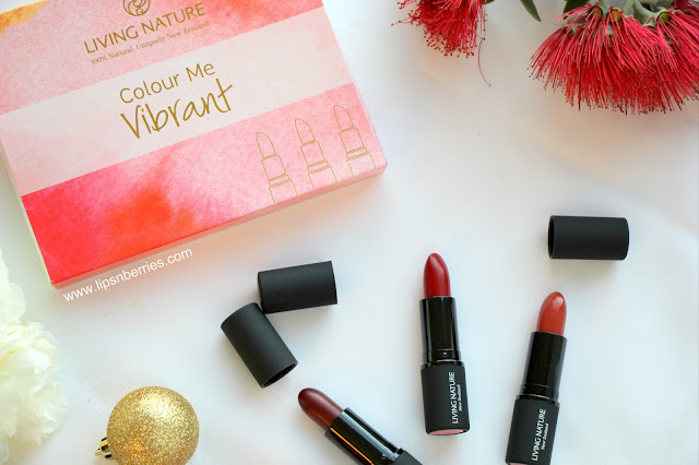 living nature wild fire lipstick review