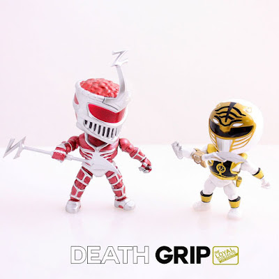 San Diego Comic-Con 2015 Exclusive Mighty Morphin Power Rangers “Metallic” White Ranger vs Lord Zedd 2 Pack by The Loyal Subjects