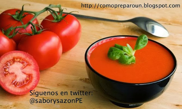 http://comopreparoun.blogspot.com - COMO PREPARO UN GAZPACHO - Receta - Recipes 