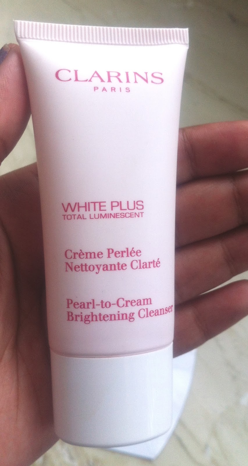 clarins white plus cleanser