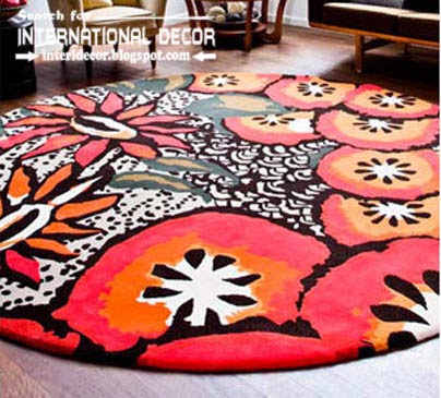 printed carpet patterns, patterned carpets and rugs, round carpets