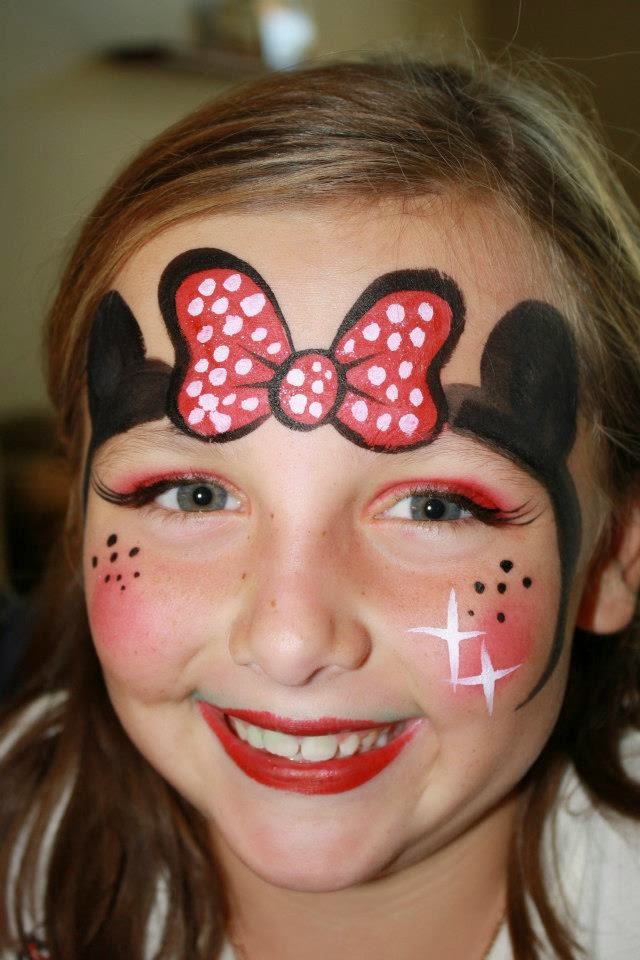Kids Parties - Imagine Parteas: Minnie Mouse face painting