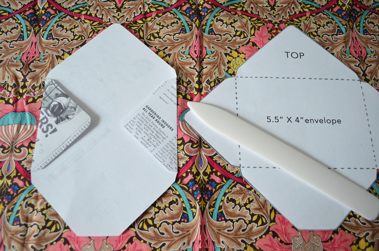 Diy Envelope Tutorial And Template