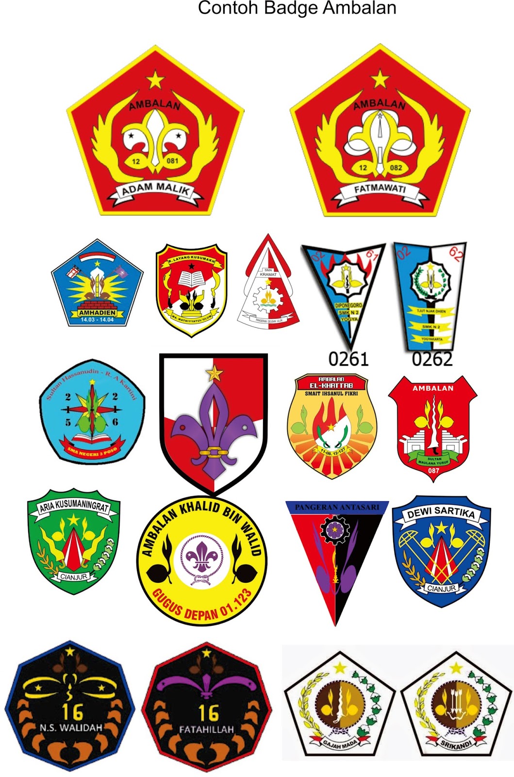 Pramuka Semarang: Badge Ambalan