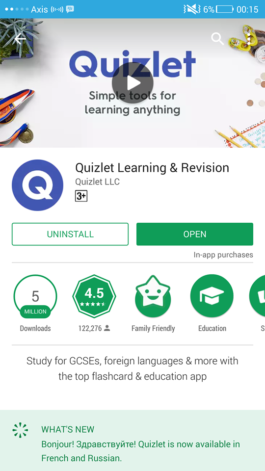 Quizlet starters. Quizlet.