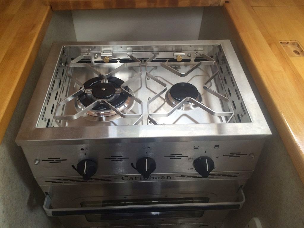 The Incredible Hull Dickinson Marine Caribbean stove dry fit.....shiny