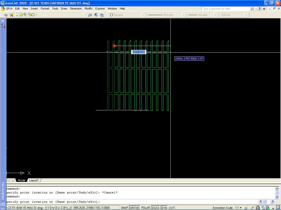Block trong AutoCad Sử dụng Block Authoring Palettes