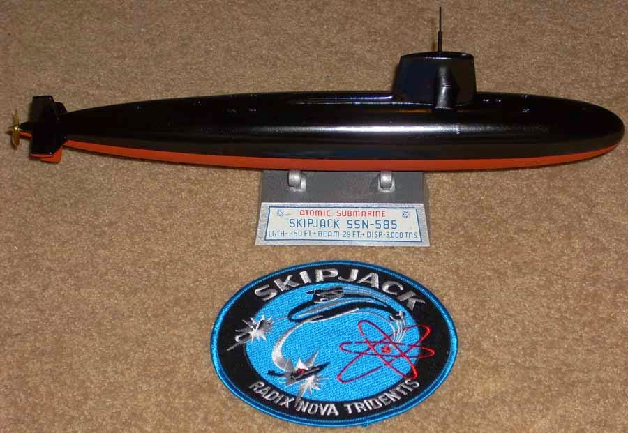 High Plains Modelers Aurora 1/228 USS Skipjack Atomic Submarine (Done)