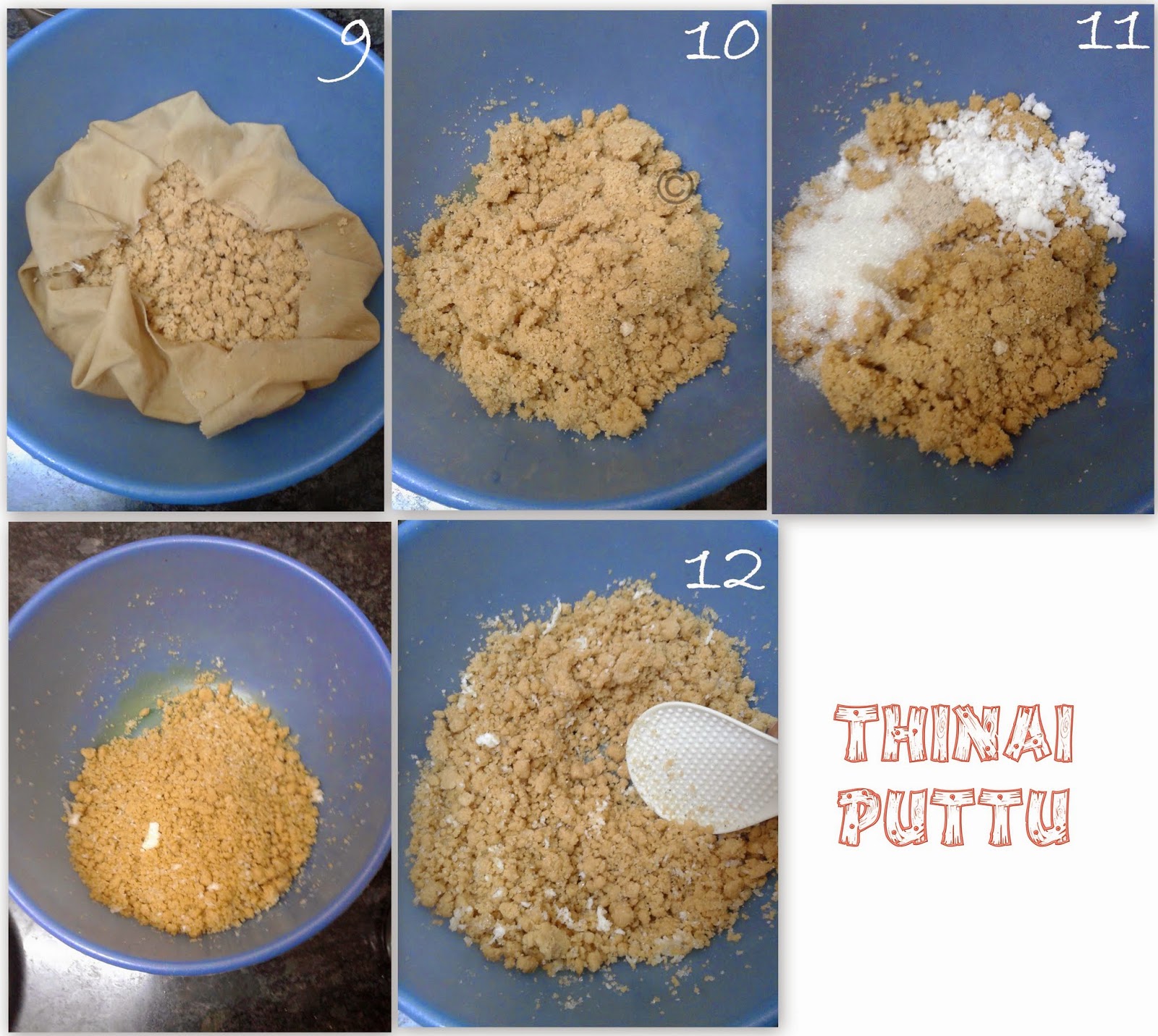 VIRUNTHU UNNA VAANGA THINAI FLOUR PUTTU I FOXTAIL MILLET FLOUR PUTTU I
